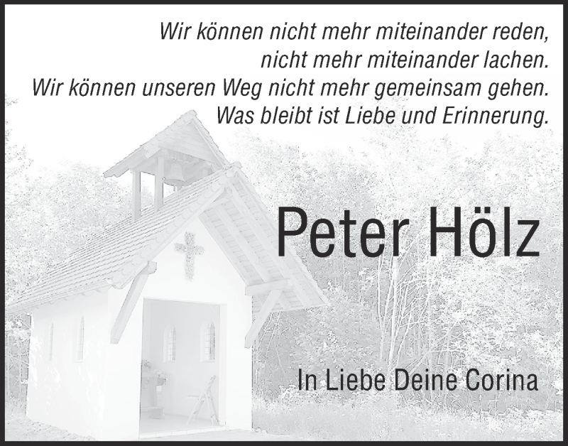  Traueranzeige für Peter Hölz vom 02.01.2020 aus Alb-Bote/Metzinger-Uracher Volksblatt